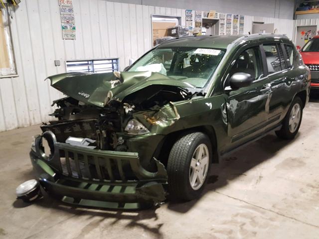 1J8FT47018D589071 - 2008 JEEP COMPASS SP 绿色 照片 2