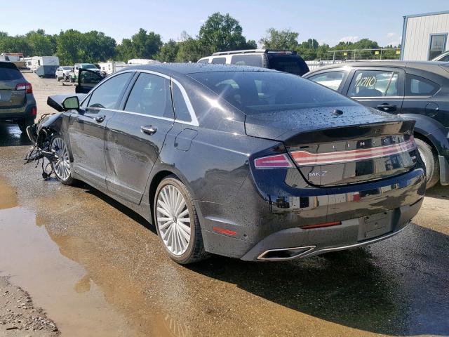 3LN6L5MU7HR608276 - 2017 LINCOLN MKZ HYBRID BLACK photo 3