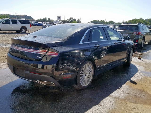 3LN6L5MU7HR608276 - 2017 LINCOLN MKZ HYBRID BLACK photo 4