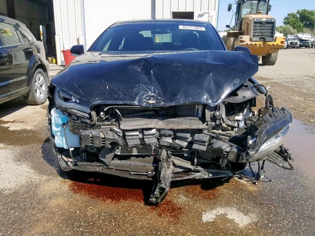 3LN6L5MU7HR608276 - 2017 LINCOLN MKZ HYBRID BLACK photo 9