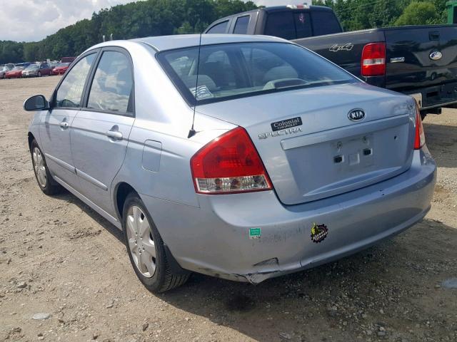 KNAFE122385542365 - 2008 KIA SPECTRA EX BLUE photo 3