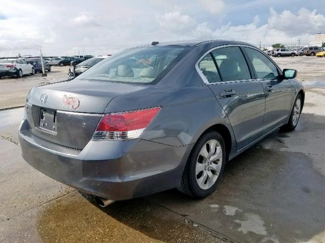 1HGCP26848A047556 - 2008 HONDA ACCORD EXL GRAY photo 4