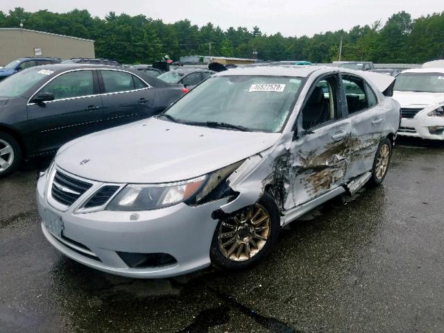 YS3FA4CY1A1617315 - 2010 SAAB 9-3 2.0T SILVER photo 2