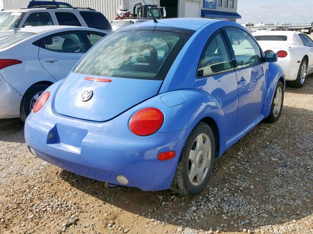 3VWCD21C51M431886 - 2001 VOLKSWAGEN NEW BEETLE ლურჯი ფოტო 4