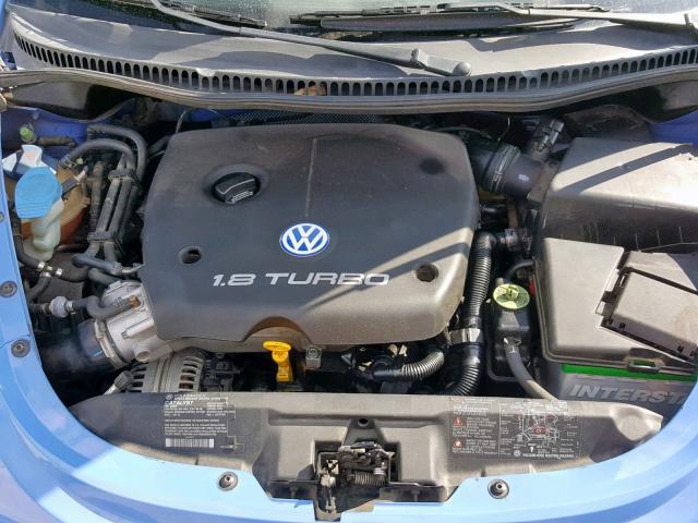 3VWCD21C51M431886 - 2001 VOLKSWAGEN NEW BEETLE ლურჯი ფოტო 7