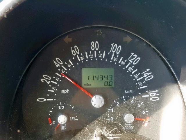 3VWCD21C51M431886 - 2001 VOLKSWAGEN NEW BEETLE ლურჯი ფოტო 8