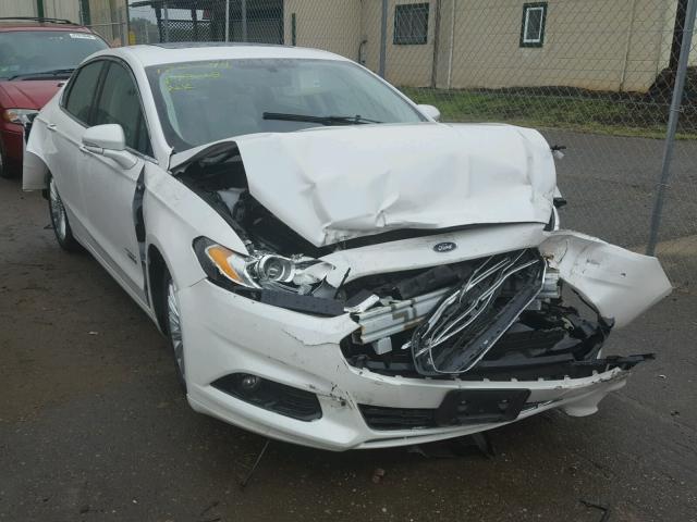 3FA6P0SU0ER382758 - 2014 FORD FUSION TIT WHITE photo 1