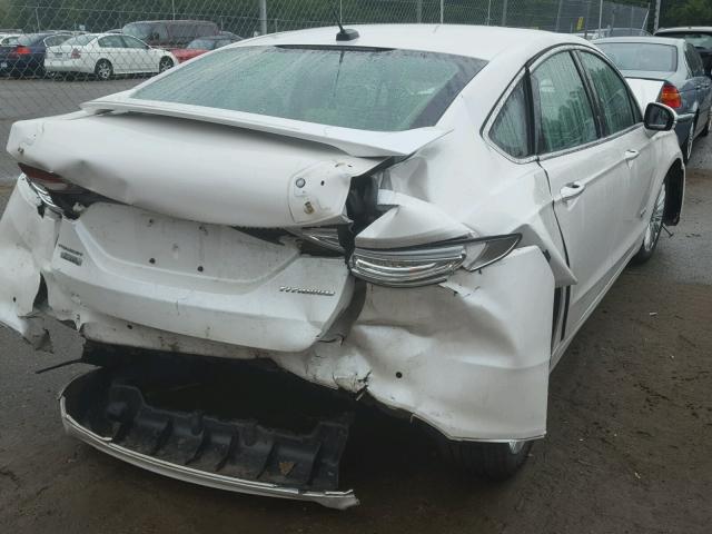 3FA6P0SU0ER382758 - 2014 FORD FUSION TIT WHITE photo 4