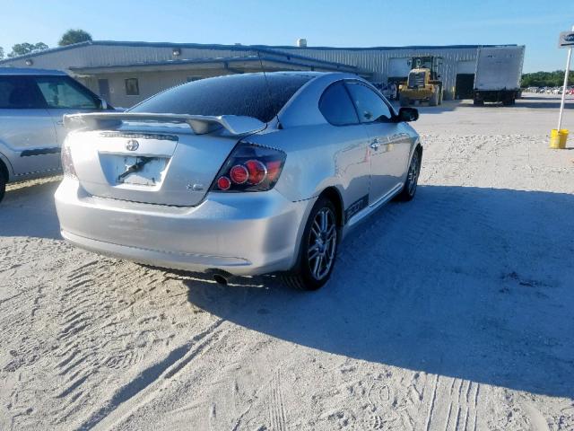 JTKDE167780249283 - 2008 TOYOTA SCION TC ვერცხლისფერი ფოტო 4