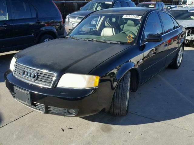 WAULD64B63N053578 - 2003 AUDI A6 2.7T QU BLACK photo 2