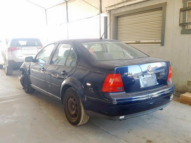 3VWSK69M42M024651 - 2002 VOLKSWAGEN JETTA GLS BLUE photo 3