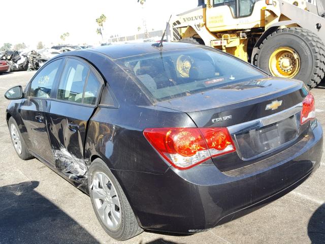 1G1PA5SH6D7167190 - 2013 CHEVROLET CRUZE LS BLACK photo 3