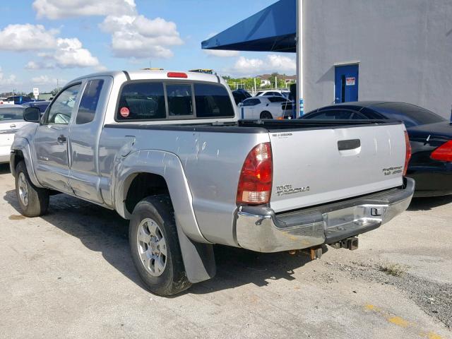 5TETU62N86Z157703 - 2006 TOYOTA TACOMA PRE SILVER photo 3