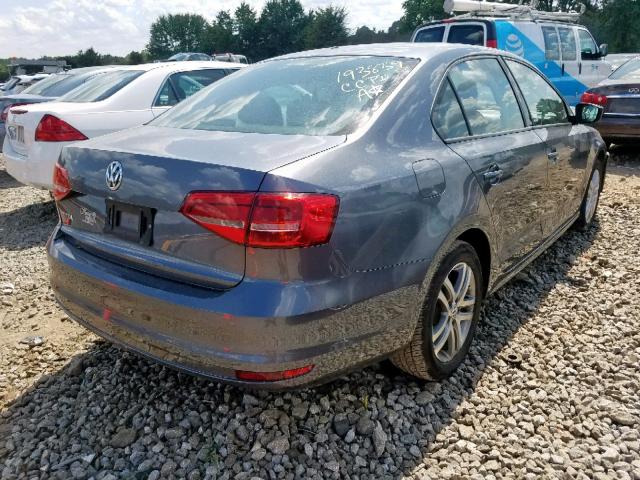 3VW2K7AJ7FM230267 - 2015 VOLKSWAGEN JETTA BASE 灰色 照片 4