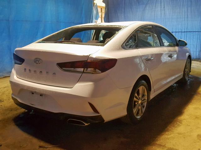 5NPE34AF1KH784752 - 2019 HYUNDAI SONATA LIM WHITE photo 4