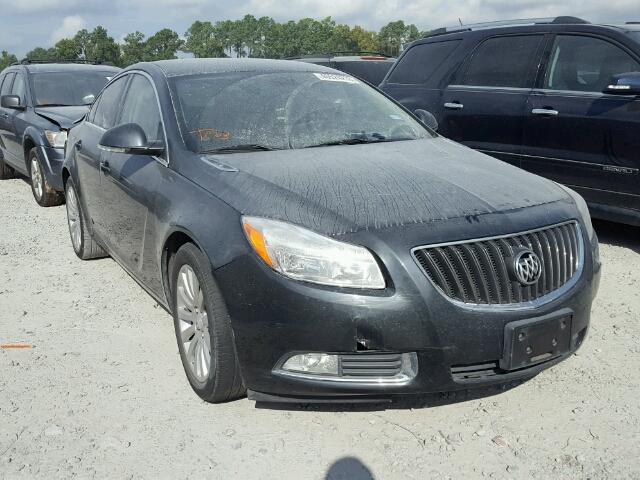 2G4GR5EK7C9156327 - 2012 BUICK REGAL GRAY photo 1