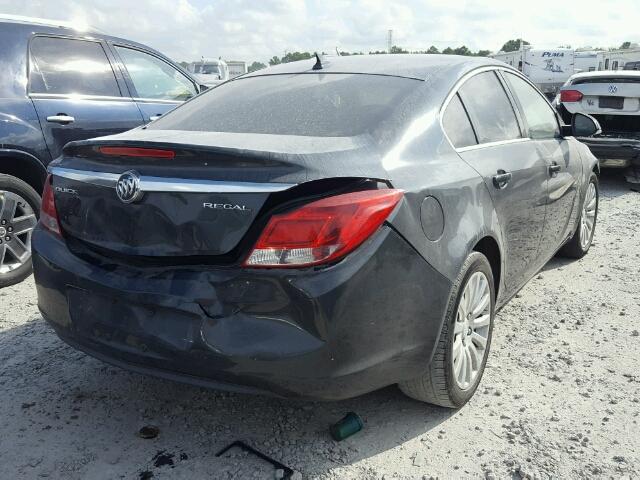 2G4GR5EK7C9156327 - 2012 BUICK REGAL GRAY photo 4