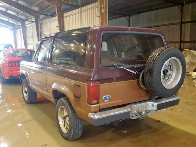 1FMCU14T8GUD17714 - 1986 FORD BRONCO II TWO TONE photo 3