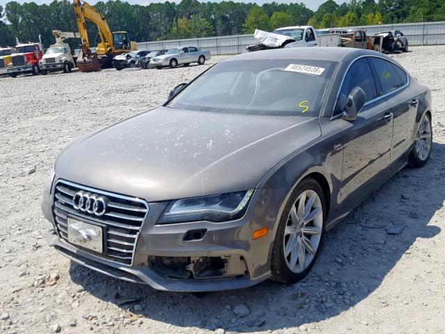 WAU2GAFC0CN065821 - 2012 AUDI A7 PRESTIG GRAY photo 2