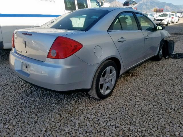 1G2ZG57B494217083 - 2009 PONTIAC G6 SILVER photo 4