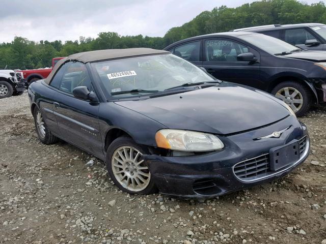 1C3EL45U31N653656 - 2001 CHRYSLER SEBRING LX BLACK photo 1