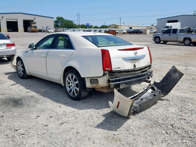 1G6DU57V290168582 - 2009 CADILLAC CTS HI FEA WHITE photo 3