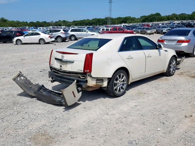 1G6DU57V290168582 - 2009 CADILLAC CTS HI FEA WHITE photo 4