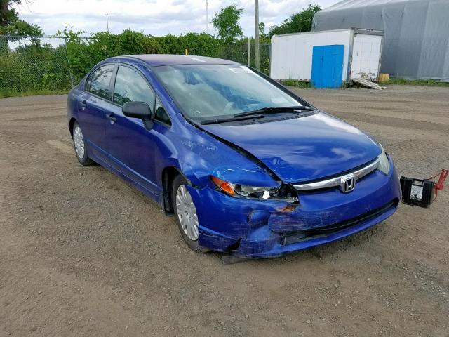 2HGFA15216H029536 - 2006 HONDA CIVIC DX BLUE photo 1