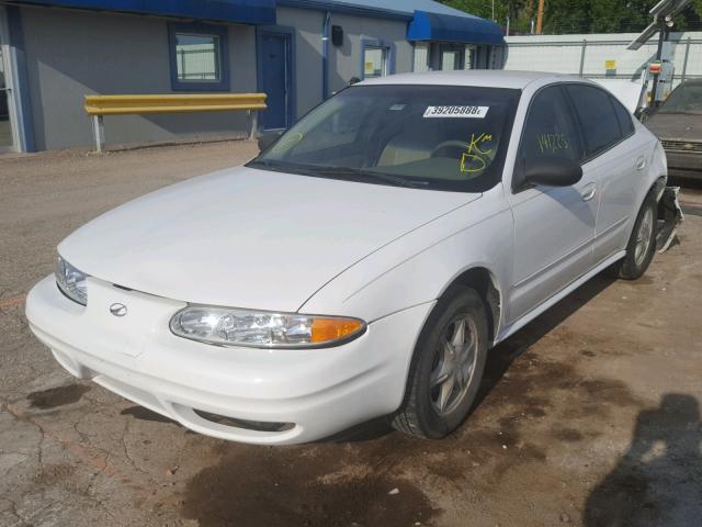 1G3NL52FX3C262526 - 2003 OLDSMOBILE ALERO GL WHITE photo 2