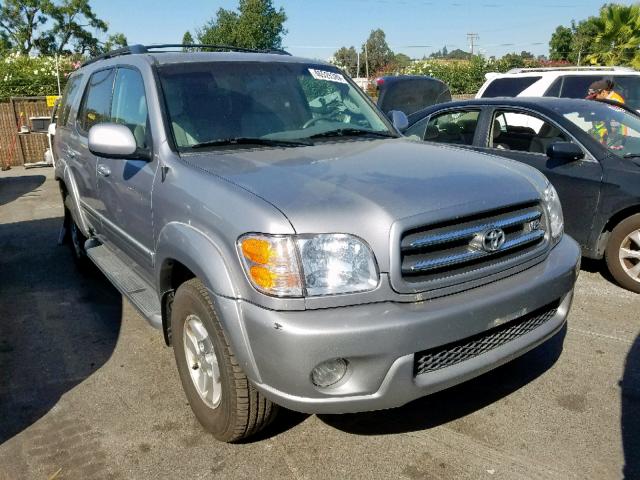 5TDBT48A11S003654 - 2001 TOYOTA SEQUOIA LI SILVER photo 1