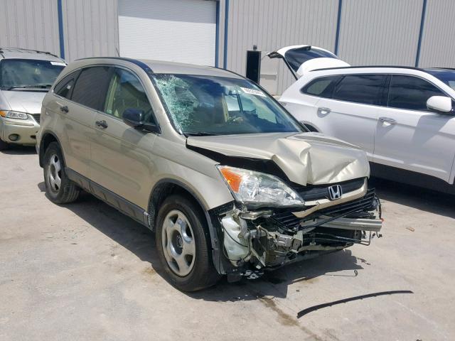 3CZRE38339G709453 - 2009 HONDA CR-V LX GOLD photo 1