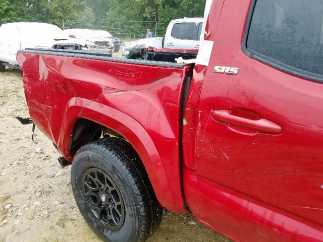 3TMCZ5AN7KM232296 - 2019 TOYOTA TACOMA DOU RED photo 10