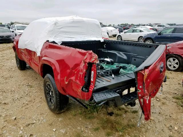 3TMCZ5AN7KM232296 - 2019 TOYOTA TACOMA DOU RED photo 3