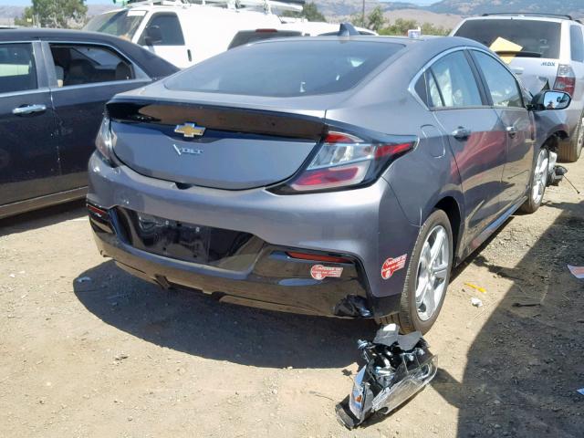 1G1RC6S53JU137365 - 2018 CHEVROLET VOLT LT CHARCOAL photo 4