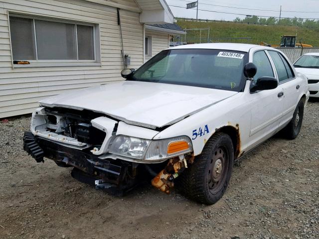 2FAHP71V59X143435 - 2009 FORD CROWN VICT WHITE photo 2