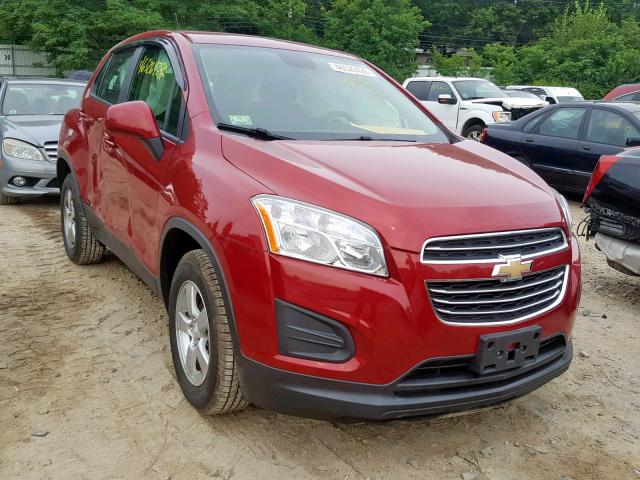 KL7CJPSB5FB256422 - 2015 CHEVROLET TRAX 1LS RED photo 1