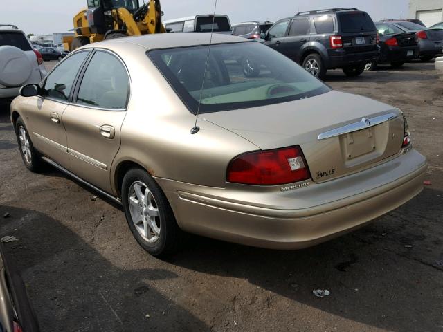 1MEFM53S9YG634837 - 2000 MERCURY SABLE LS TAN photo 3