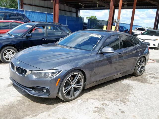 WBA4J1C56JBM10459 - 2018 BMW 430I GRAN GRAY photo 2