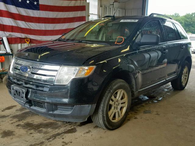 2FMDK46C27BA50312 - 2007 FORD EDGE SE BLACK photo 2