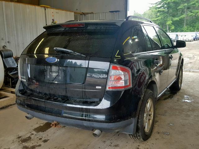 2FMDK46C27BA50312 - 2007 FORD EDGE SE BLACK photo 4