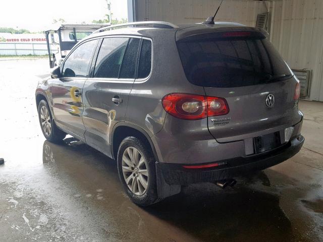 WVGBV75N39W526457 - 2009 VOLKSWAGEN TIGUAN SE SILVER photo 3