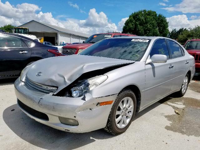 JTHBF30G225024312 - 2002 LEXUS ES 300 SILVER photo 2