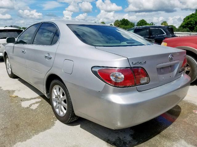 JTHBF30G225024312 - 2002 LEXUS ES 300 SILVER photo 3