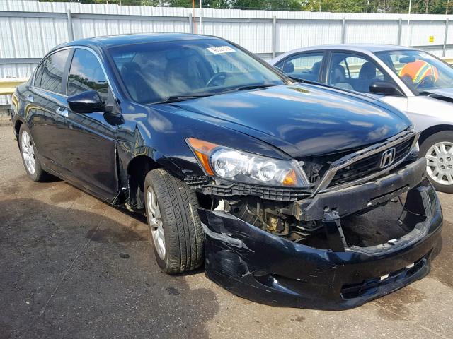 1HGCP368X8A022098 - 2008 HONDA ACCORD EXL BLACK photo 1