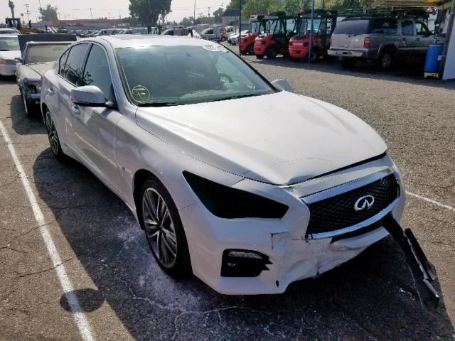 JN1BV7AP9FM355235 - 2015 INFINITI Q50 BASE WHITE photo 1