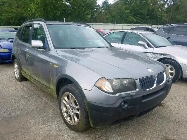 WBXPA73414WC44509 - 2004 BMW X3 2.5I GRAY photo 1