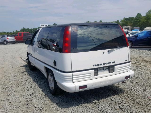 1GMDU06D0NT226590 - 1992 PONTIAC TRANS SPOR WHITE photo 3