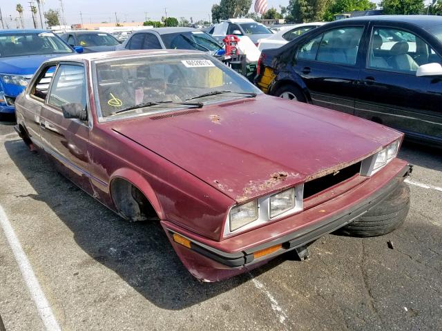 ZAMAL1102FB310093 - 1985 MASERATI BITURBO BURGUNDY photo 1