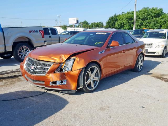 1G6DV57V380188710 - 2008 CADILLAC CTS HI FEA ORANGE photo 2