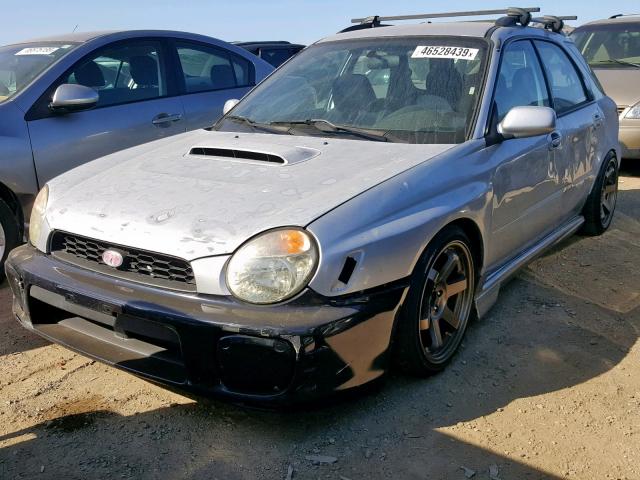 JF1GG296X2G829686 - 2002 SUBARU IMPREZA WR SILVER photo 2